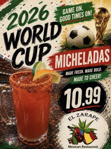 Michelada game day special flyer